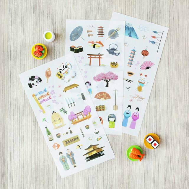

One Day in Japan Diary Deco Stickers EYM house