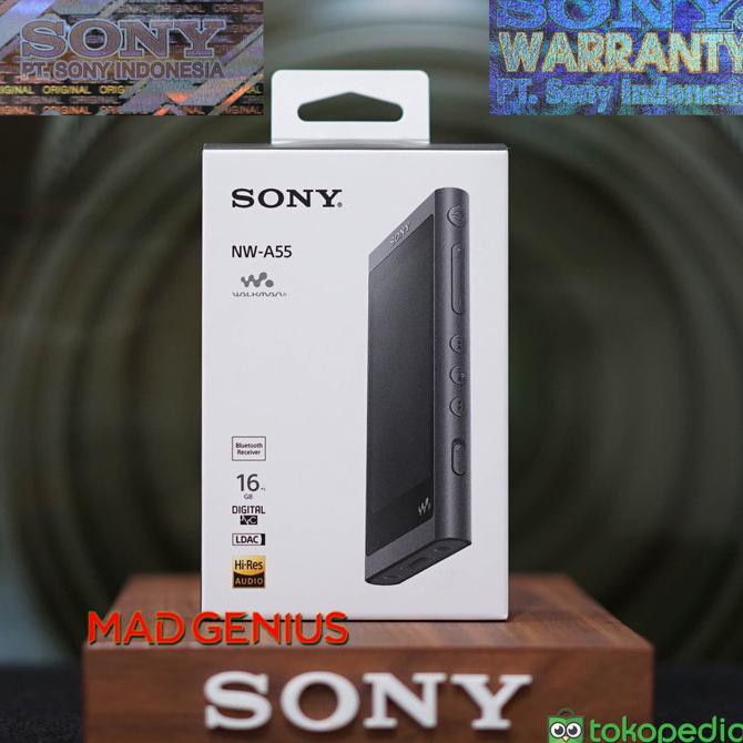 terlaris01 Sony Original NW-A55 / NW A55 NWA55 Grayish Black 16GB Walkman Hi-Res