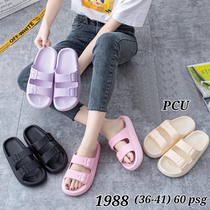 Sandal Slop Ban Dua Gesper Samping BEST SELLER Morego 1988