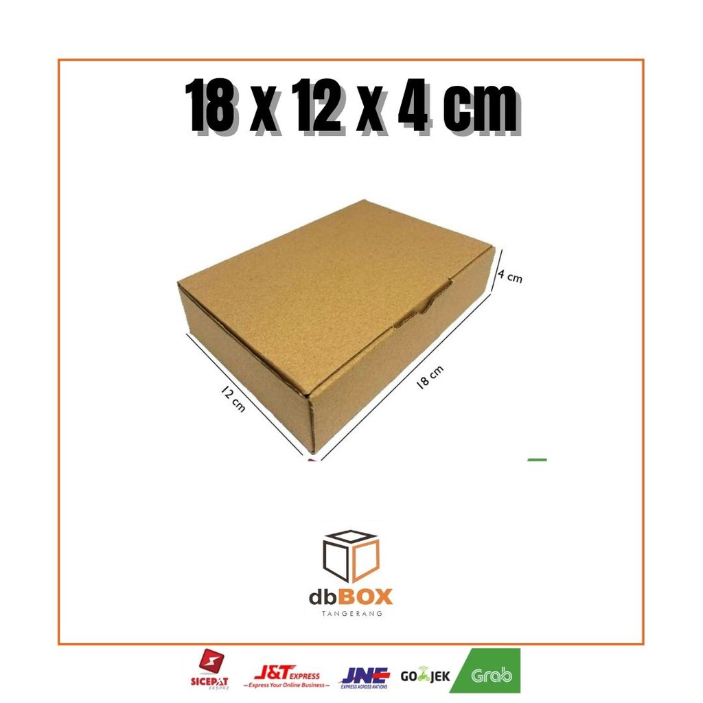 

Kardus 18x12x4 cm | Box Die Cut dan Easy Usage | Box Kue Tart | Box Aksesoris | Box Pizza