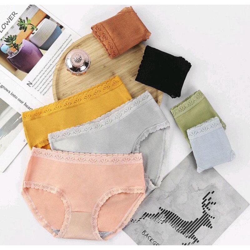 CD WANITA RENDA BAHAN PREMIUM / UNDIES WANITA KARET RENDA