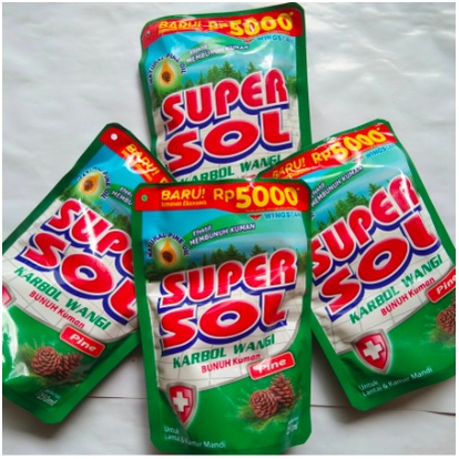 5000 an Super Sol Karbol Wangi 250ml Supersol