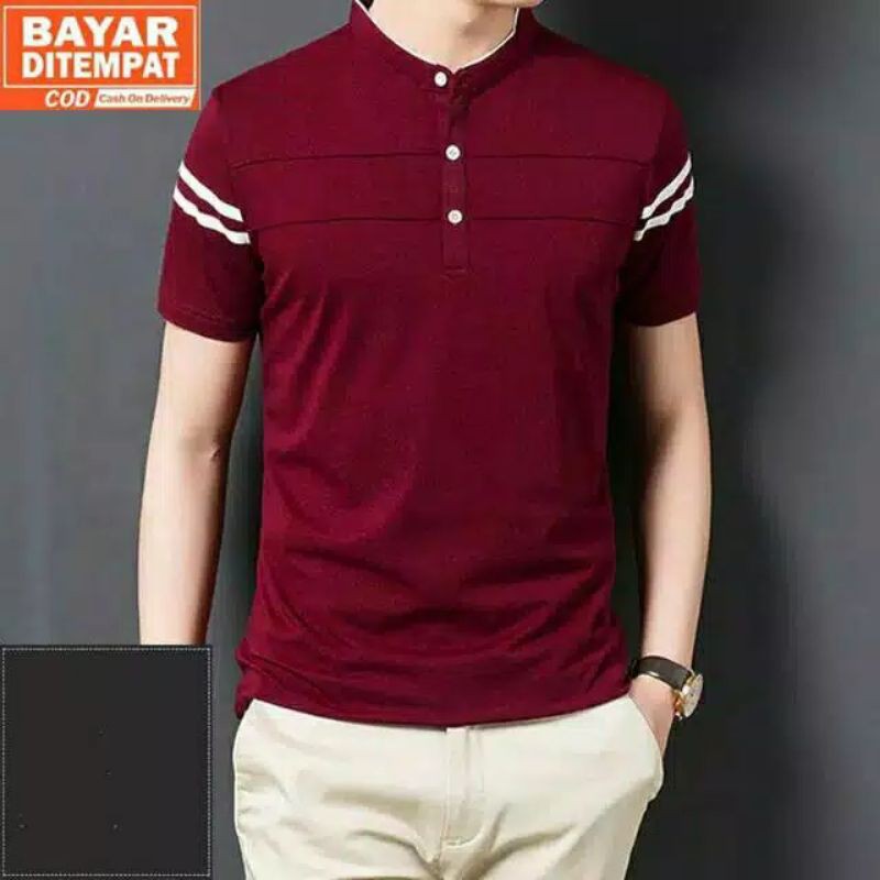 KAOS model KOKO POLO T-SHIRT  PRIA Berkerah Shanghai Koko