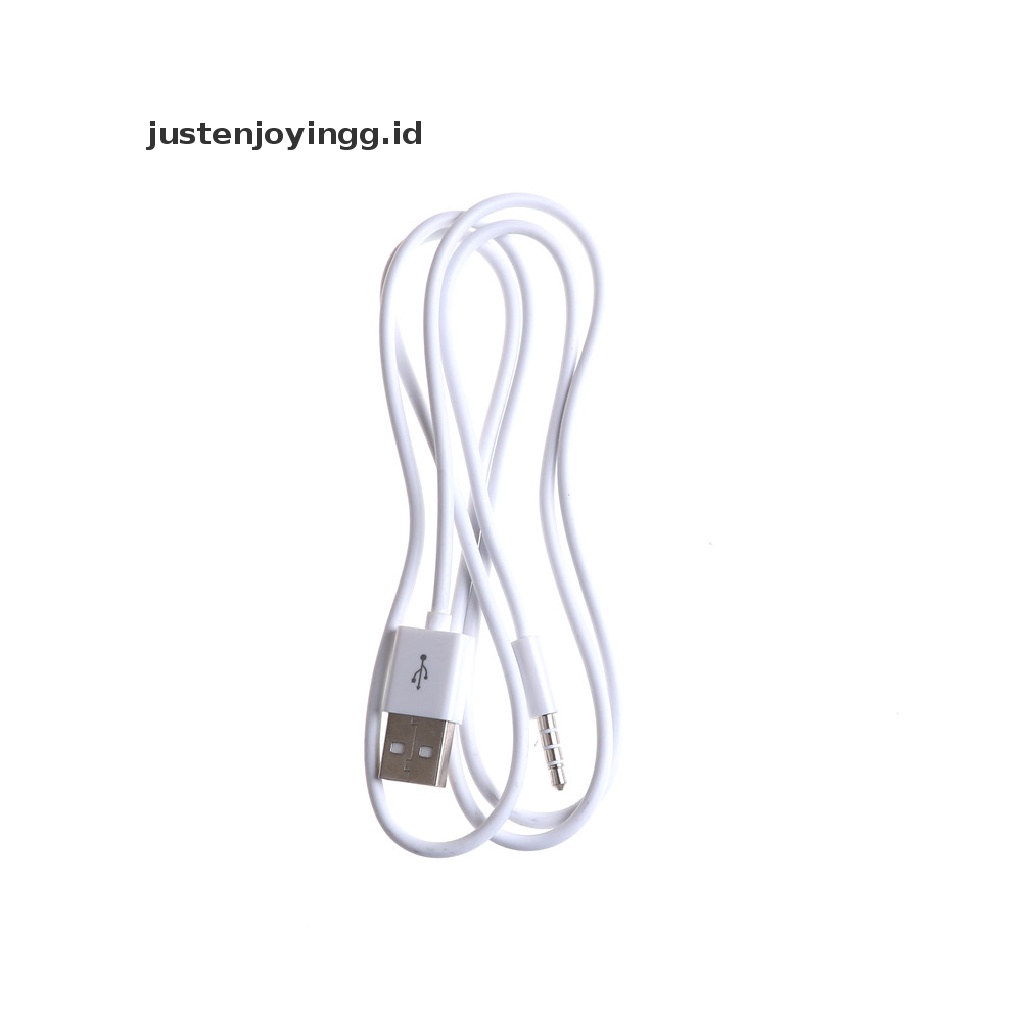 Kabel Charger Jack Audio AUX 3.5mm Ke USB 2.0 Male Panjang 3.3FT Untuk MP3