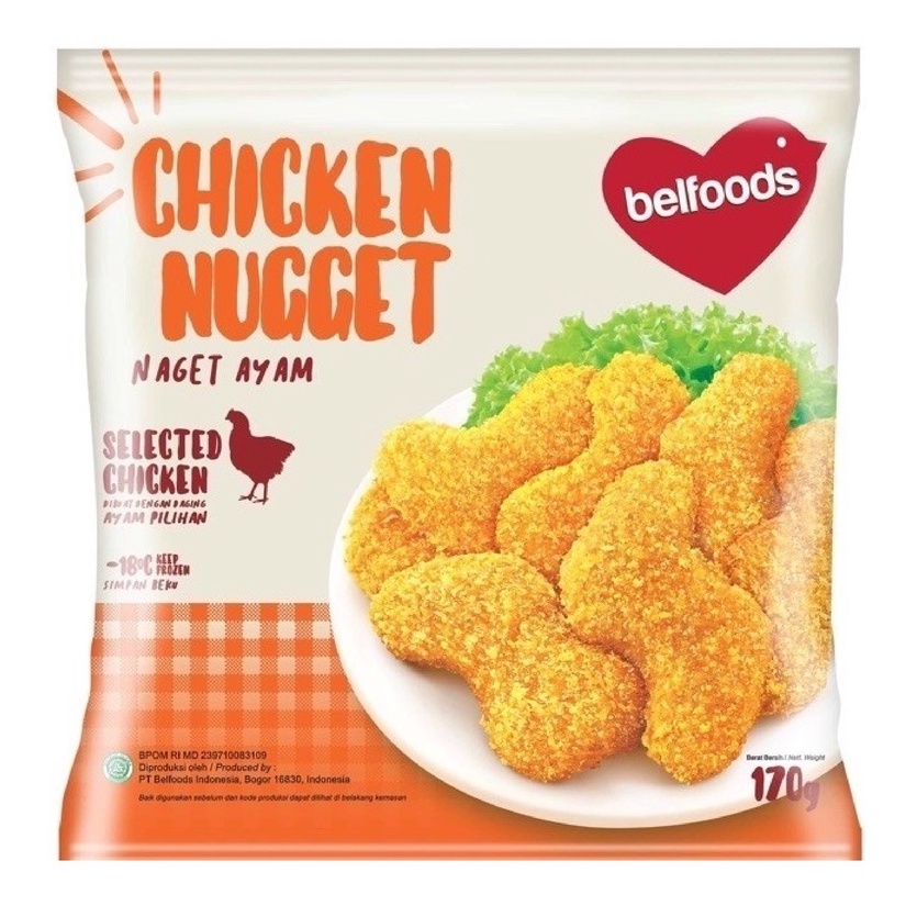 

BELFOODS CHICKEN NUGGET SP 170g