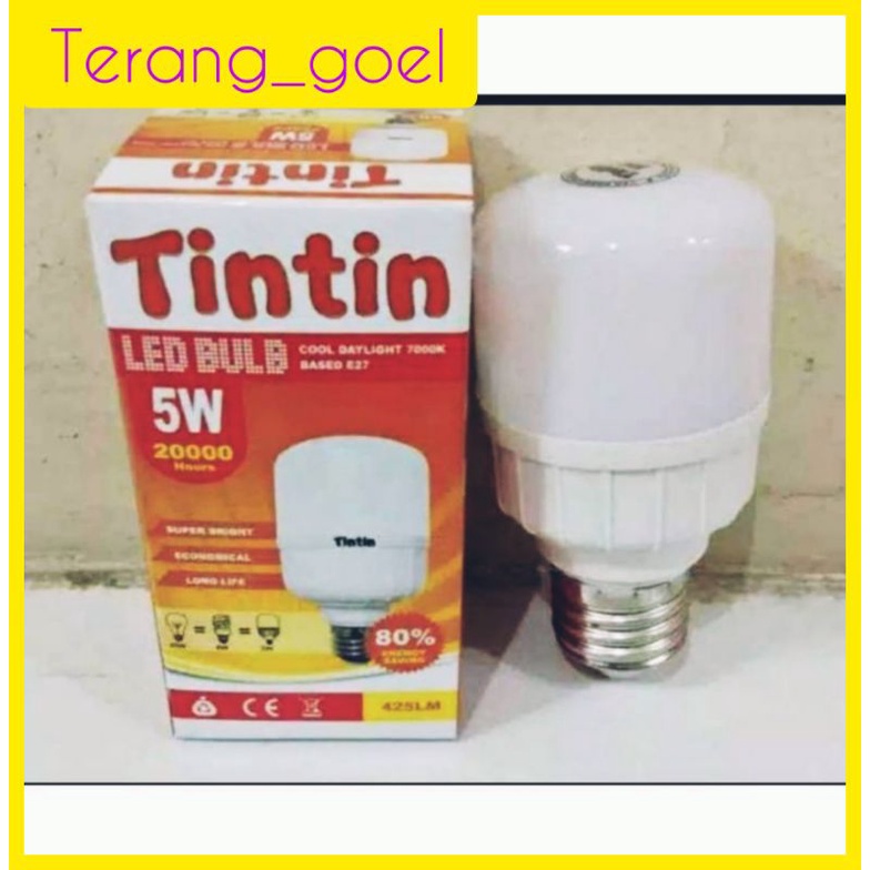 TINTIN LAMPU LED KAPSUL MURAH 5 WATT