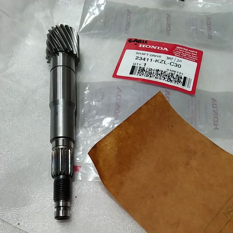 AS PULLY BEAT Fi (O-ring). SHAFT DRIVE 23411-KZL-C30.