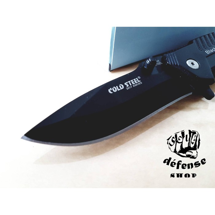 PROMO COD Pisau Lipat Survival/Cold Steel Black Sable U.S.A