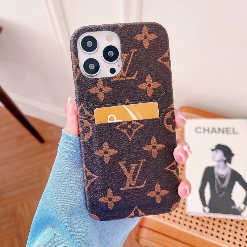 LV Gucciii Card Phone Case Iphone 13 Pro Max X Xs Xr XsMAX 11 11Pro 11ProMax 12 12Pro 12ProMax Branded Leather Case