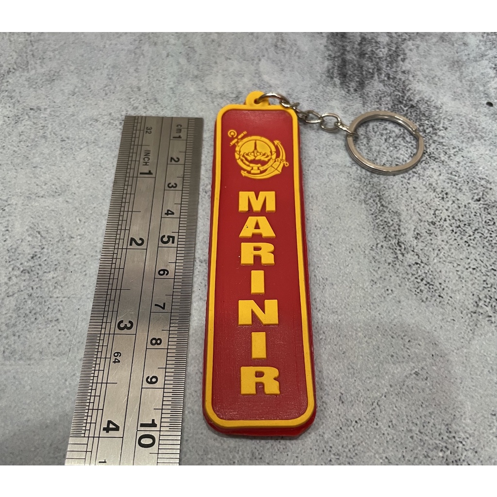 Gantungan Kunci Marinir | Keychain | Gantungan Kunci Karet Marinir - Merah