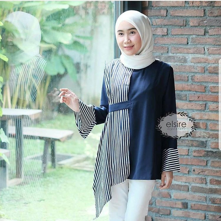 TRIPI || Baju Kekinian Cewek Murah Wanita Grosir blouse white zuky bhn rayon bangkok LD96,PJ 67