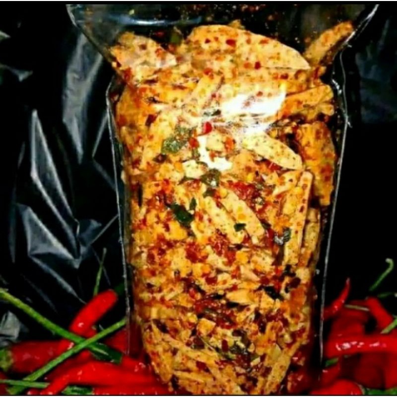 

BASRENG PEDAS 100 GRAM/BASRENG EKSTRA DAUN JERUK/BASO GORENG/BASO IKAN/