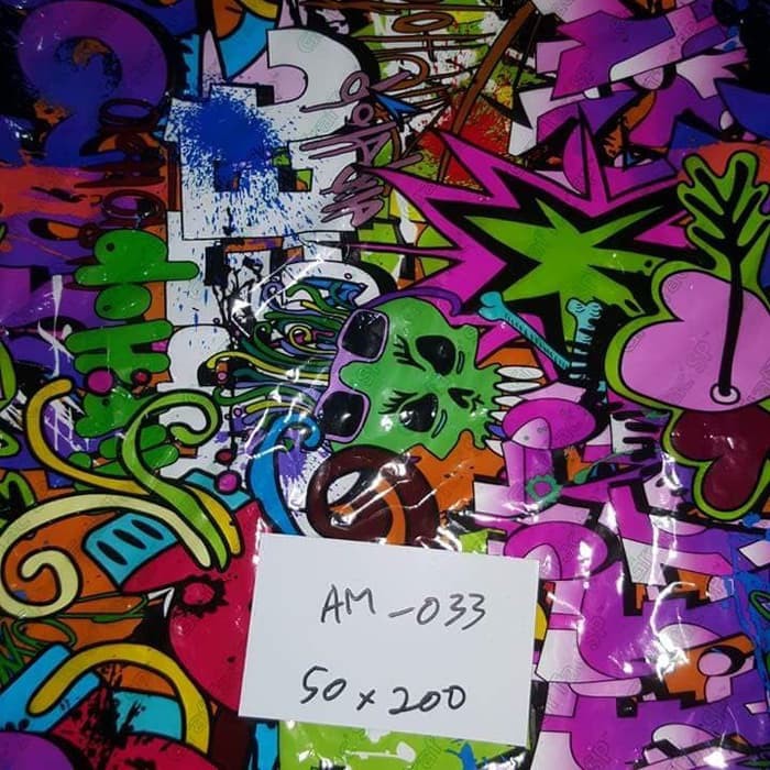 Water Transfer Printing Karbon Celup Am 033 50x200 Animasi Shopee Indonesia