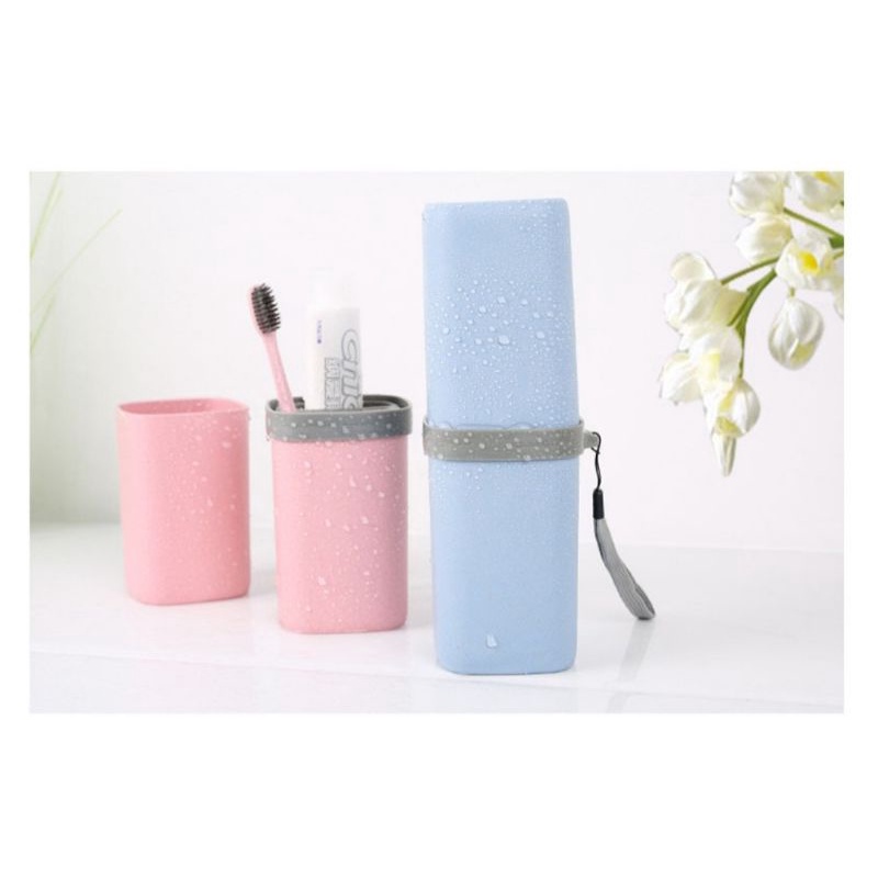 Portable Travel Toothbrush Holder Cup Tempat Sikat Gigi utk Travel Storage Box Case Holder Organizer