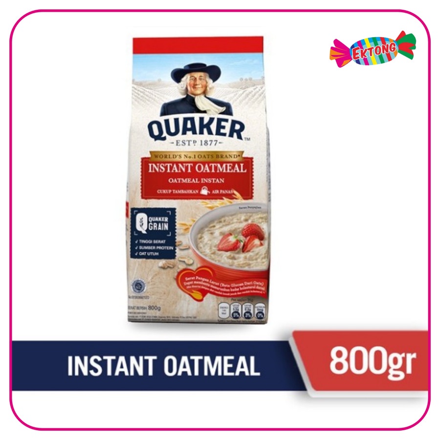 

QUAKER INSTANT OATMEAL 800 GR