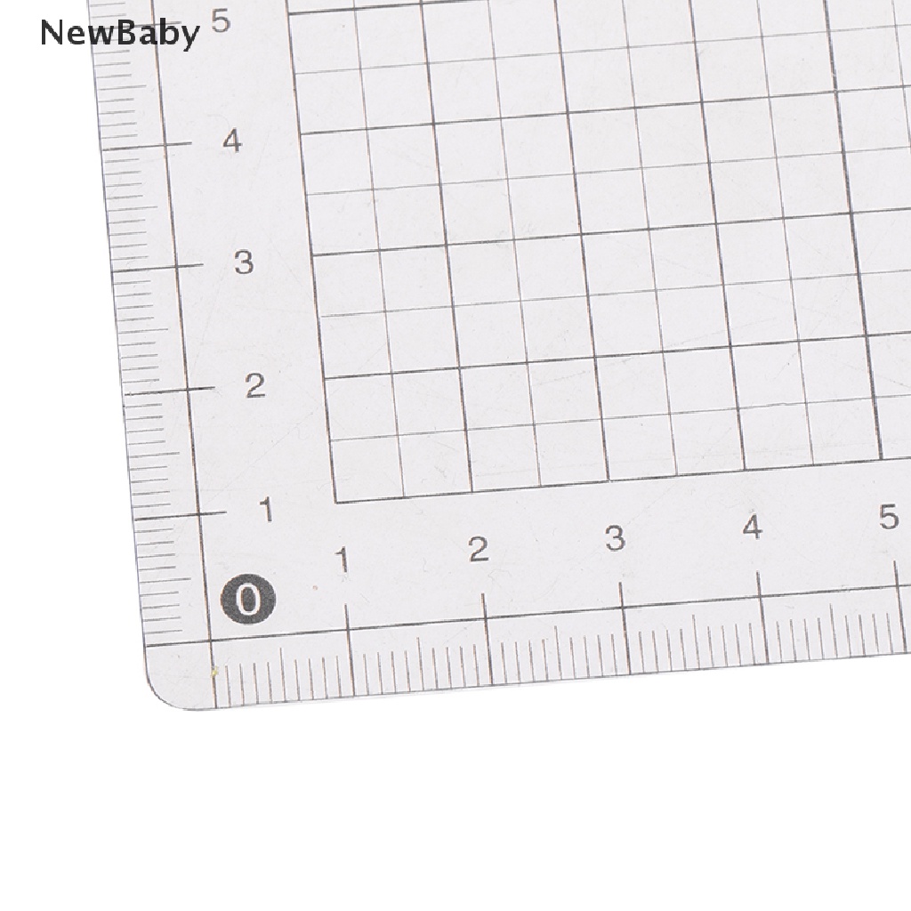 NewBaby A4 B5 A5 PVC Students Writing Desk Pad Transparent Ruler Board Measuring Supplie ID