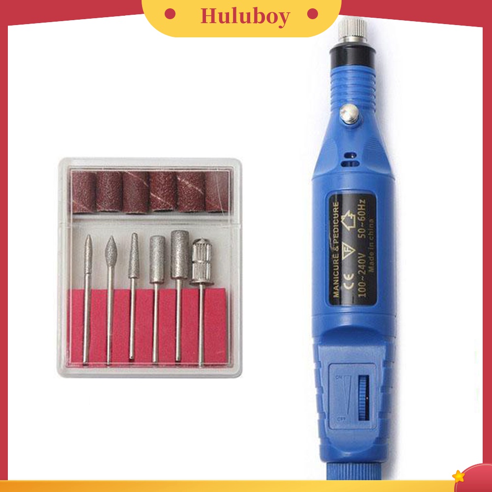 Huluboy Huluboy♡ Pen Bor Elektrik Mini Untuk Manicure / Nail Art