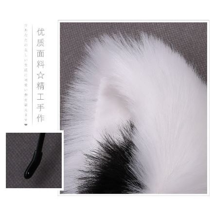 BL-04 Bando TELINGA BULU TEBAL POLOS kuping telinga kucing fur ear nekomimi cat kawaii lolita headband cosplay