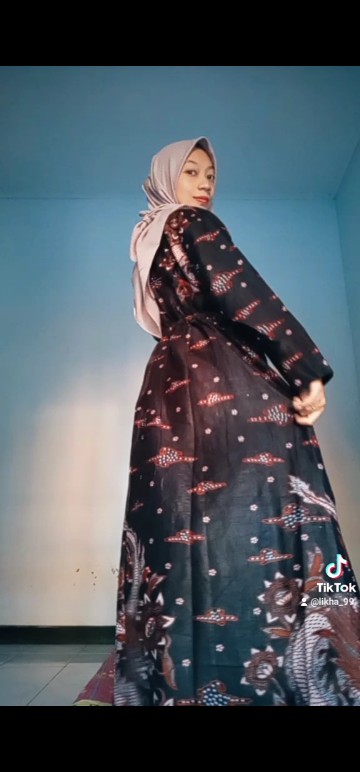 Ms Gamis Batik Sriwedari Maxi Katun Bumil Allsize Dan Jumbo