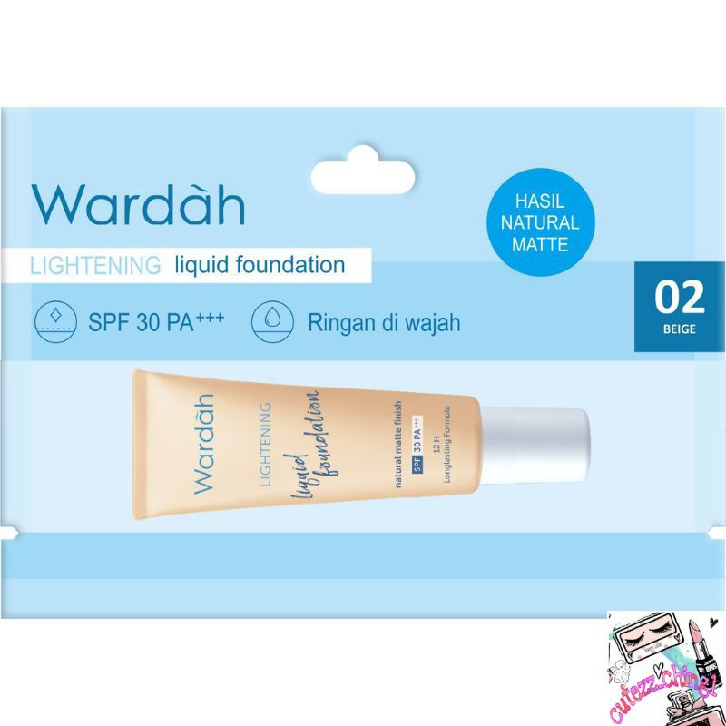 ☃Cutezz_Ching1☃Wardah Lightening Liquid Foundation