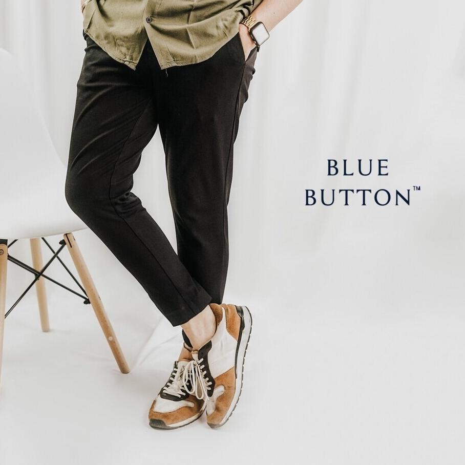 ☀ BlueButton Smart Ankle Pants SLIM FIT RELAX FIT Strecth Sage ❁