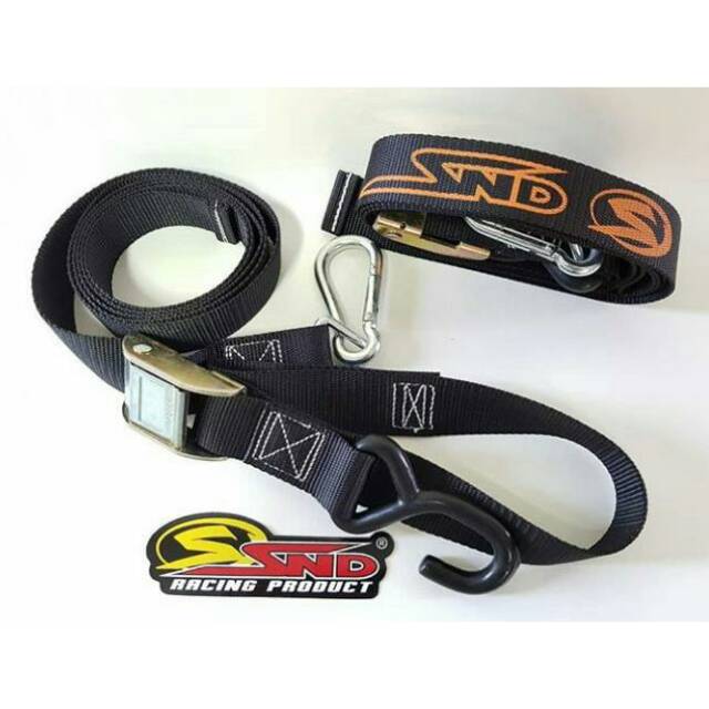 Motorcycle tie down snd black