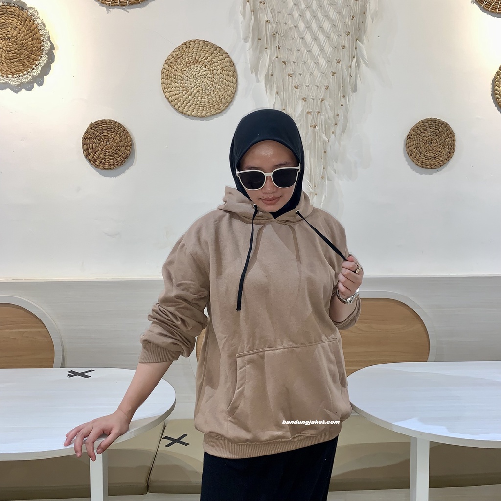 JUMBO Size  SWEATER Hoodie NATURAL  || Sweater Natural Hoodie Zumbo Size XXl PRIA WANITA