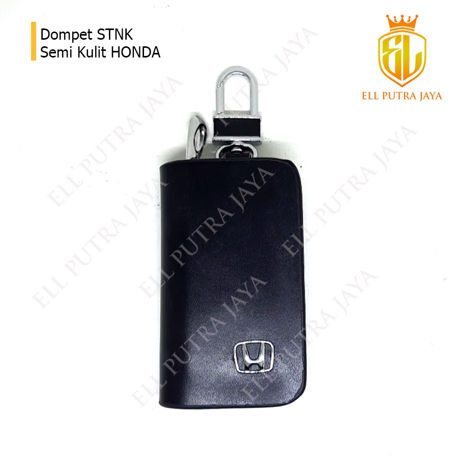 Dompet STNK semi kulit Gantungan Kunci Logo Honda