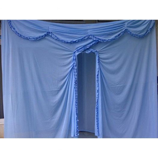 kelambu tidur rempel polos premium ukuran 160x200x200 cm premium 100% berkualitas-kelambu gantung-ke