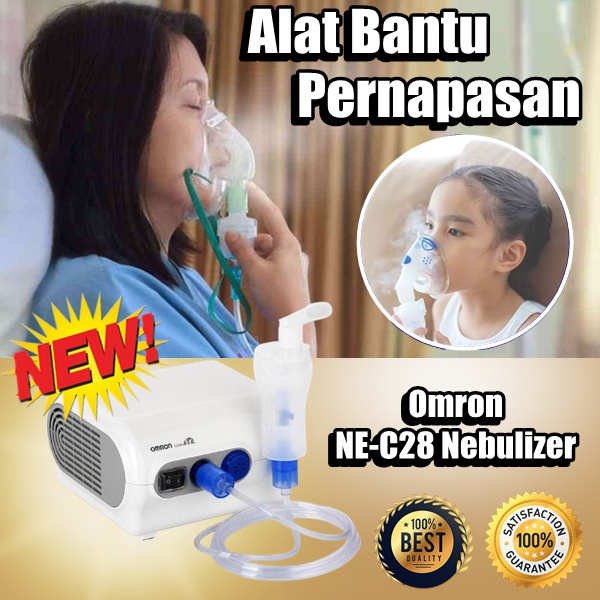 OMRON Nebulizer ne c28 alat uap pernafasan anak dan dewasa original terapi uap oksigen terbaik
