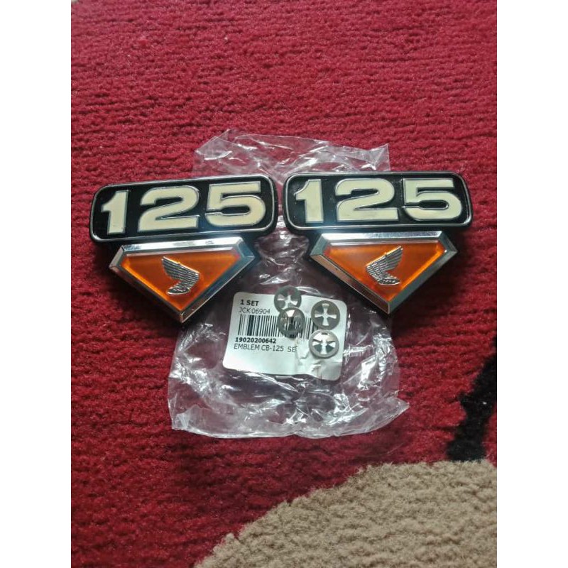 emblem logo kempol Sidecover CB125,CB100