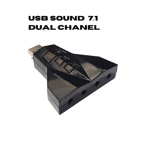 SOUNDCARD 7.1 USB SOUND Double Mic Double Headset