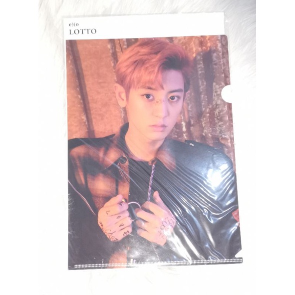 exo lotto era official L / file holder - chanyeol version