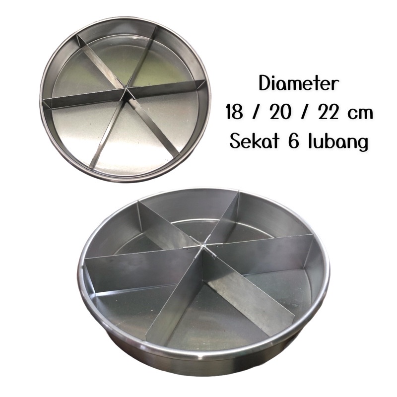 LOYANG SEKAT BROWNIES BULAT / LOYANG SEKAT BULAT