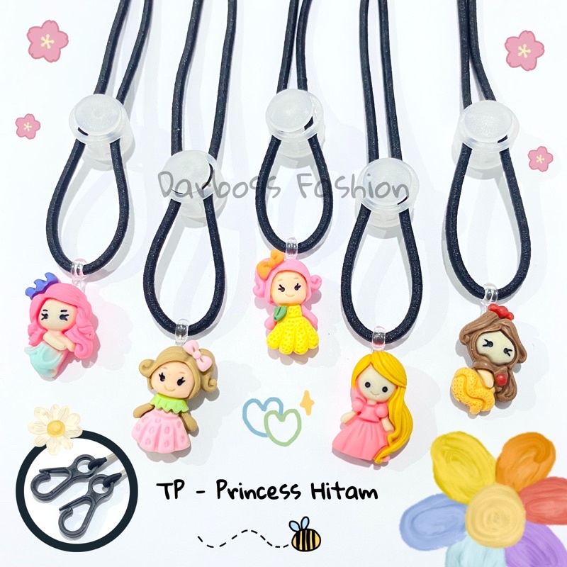 (PART 2 CG) Strap Masker Anak dan dewasa 2 in 1 / Tali masker NAMA / CUSTOM NAMA / REQUEST NAMA // kalung masker / pengait masker / rantai masker rantai korea / clay resin lucu / liontin clay