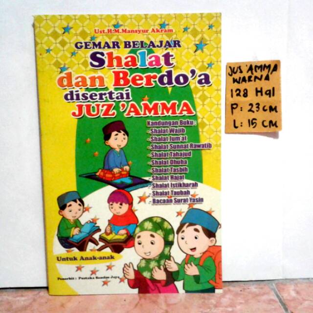 JUZ Amma kuning/jusamma warna/buku anak/jusamma sholat yasin do'a doa