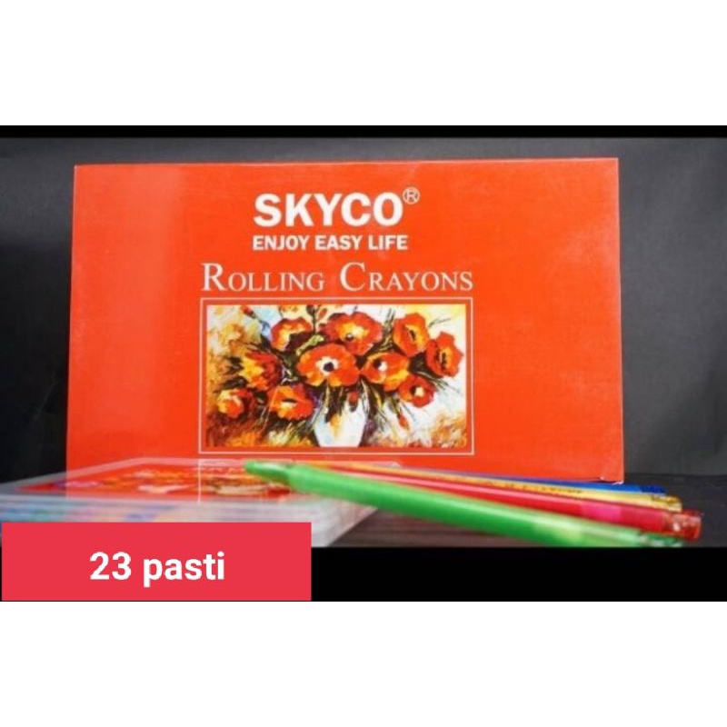 

crayon skyco putar 12 warna