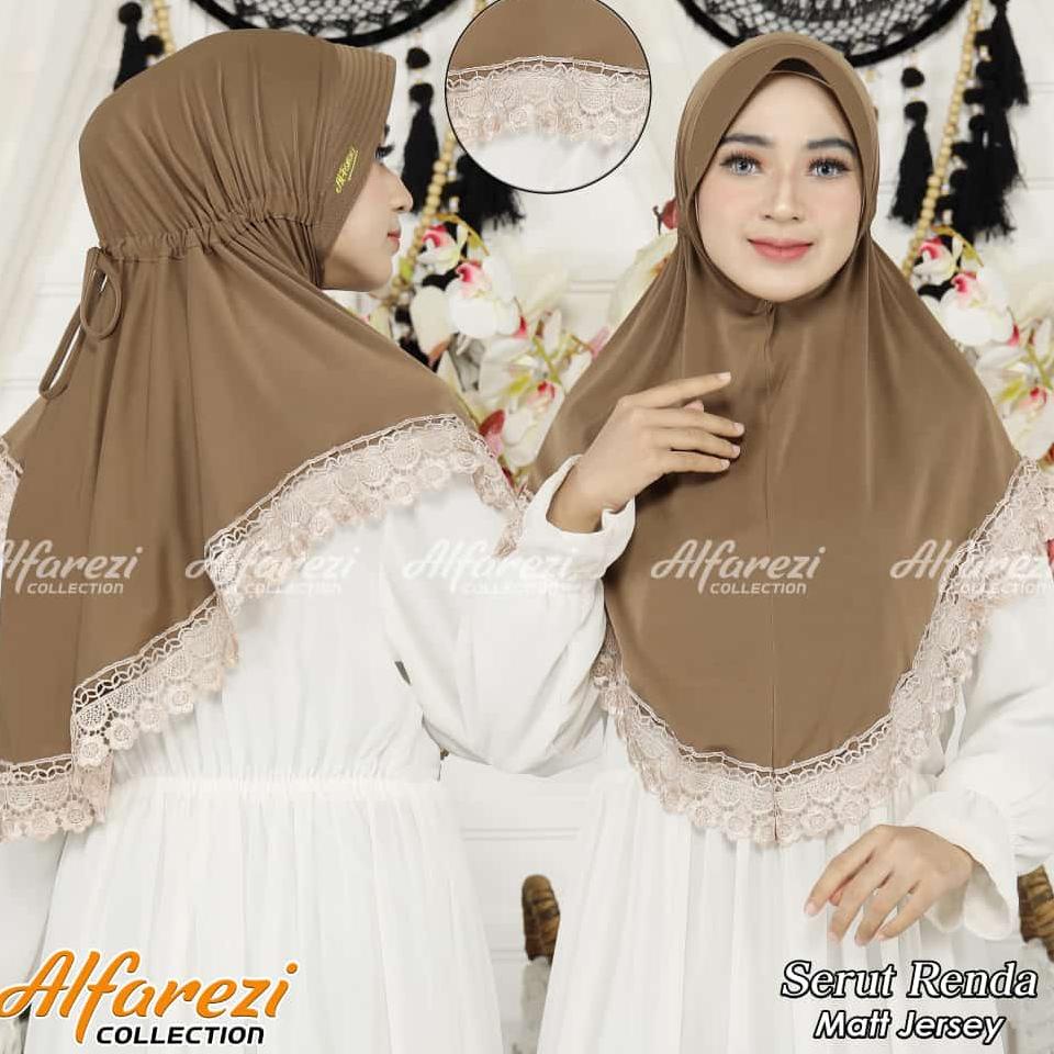 MRW.12My22a– JILBAB INSTAN JERSEY/ JILBAB INSTAN PREMIUM / JILBAB SERUT RENDA PRADA IMPORT ORIGINAL 