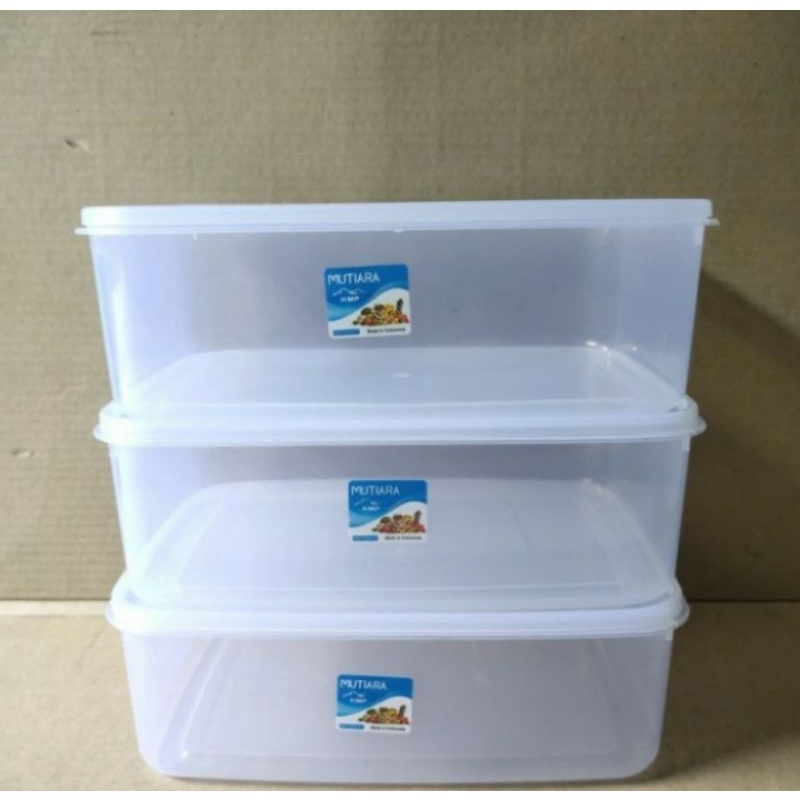 FOOD BOX 900 ML Plastik / Kotak Makan 900ml / Toples KMP MUTIARA