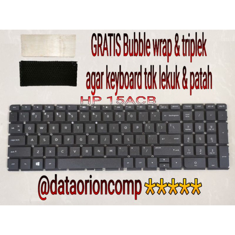 KEYBOARD HP 15AC 15BA 15AF 15AY HP 250 G4 HP 255 G4 HP 256 G4 250 G5 255 G5 15-AC652TX 15-AC131DX 15-BA004AX 15-BA009DX 15-BA026AX 15-BA029AX