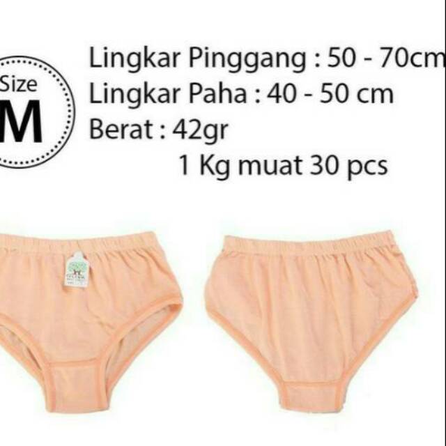 Celana dalam wanita M tebal halus / CD wanita M