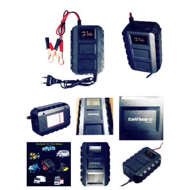 CHARGER AKI MOTOR MOBIL 12V - 20A-TAFFWARE
