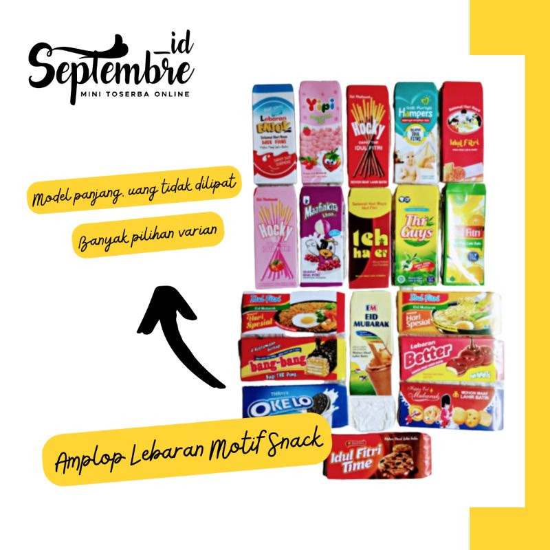 

Amplop Lebaran Motif Snack Amplop Lebaran Lucu Amplop Lebaran Unik