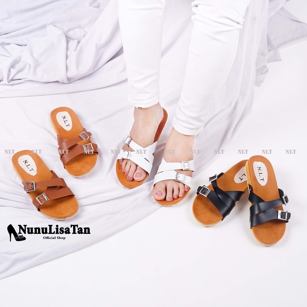 NunuLisaTan SONIA - Sendal Murah Sandal Premium Korea BIRKIN 3 WARNA