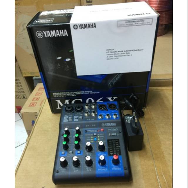 Mixer Yamaha Mg06x Original Garansi Resmi Yamaha 1 Tahun Shopee Indonesia