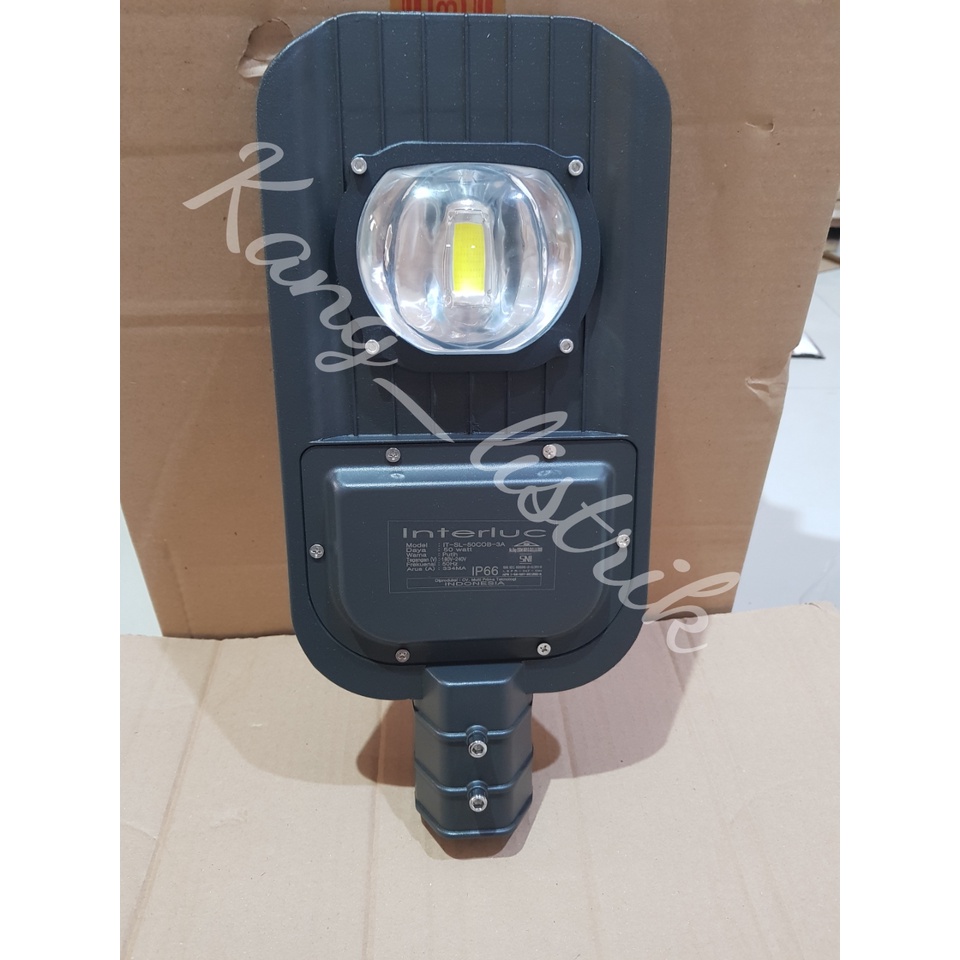 Lampu Jalan Interluc LED 50W / Lampu PJU 50W Cobra Interluc