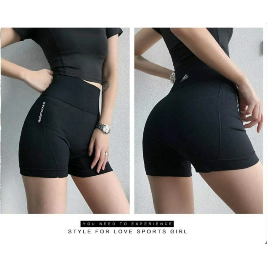 Yoga pants pelangsing pengecil perut isi 3pcs