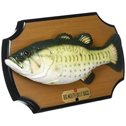 Big Mouth Billy Bass - Pajangan Ikan bernyanyi &amp; bergerak Welcome home