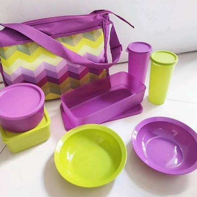 T For 2 / bekal makan / set bekal makan / kotak makan / botol minum