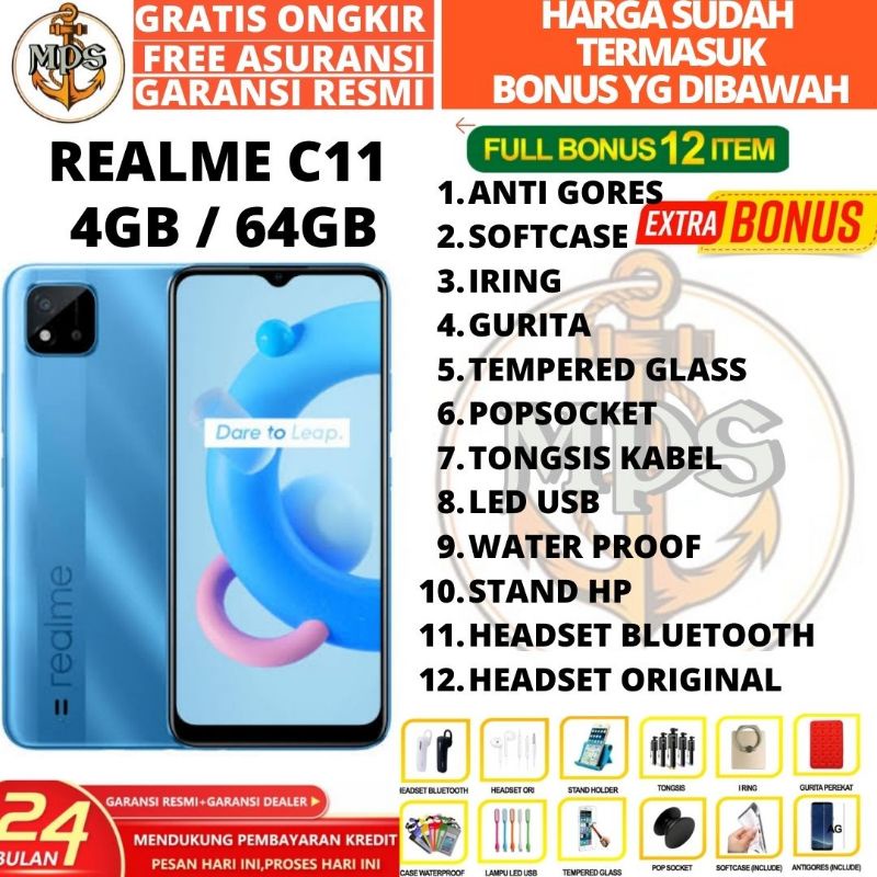 REALME C11 4/64 RAM 4GB ROM 64GB GARANSI RESMI